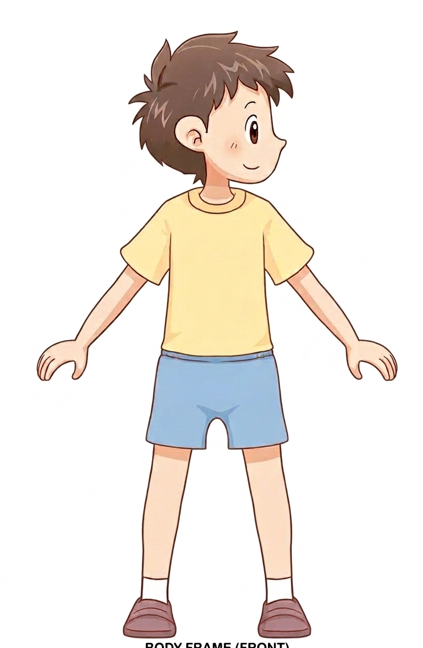 Human body outline